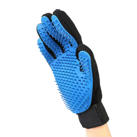 TrueTouch Pet Brushing Glove Blue