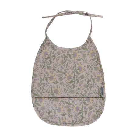 Mikk-Line Bib with Floral Print - Small