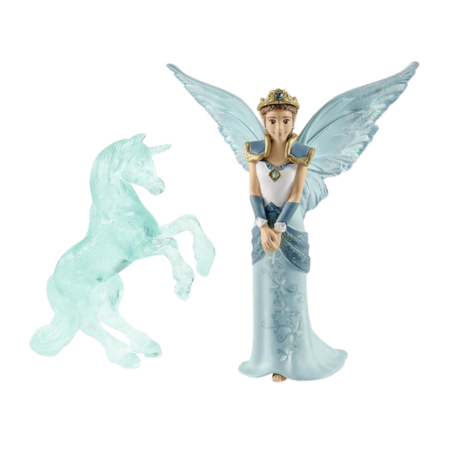 Schleich Hayaia Eyela & Unicorn Ice Sculpture