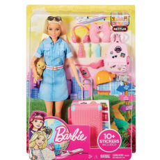 Barbie Dreamhouse Doll & Travel Set