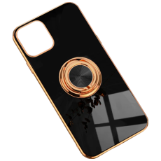 Hybrid case with ring holder iPhone 13 Black