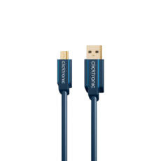 Clicktronic USB 2.0 to USB-A Mini-B - 18 m
