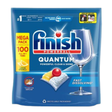 Finish Quantum All in 1 Lemon Dishwasher Tablets – 100 pcs