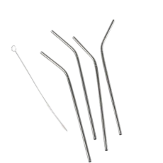 Function Metal Straws - 4 pcs