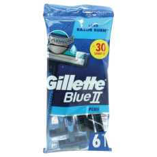 Gillette Blue II Plus Engangsskrabere - 6 stk