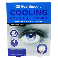 Healthpoint Cooling Eye Sheet Masks med Aloe Vera – 4 stk