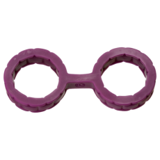 Doc Johnson Japanese Bondage Silicone Handcuffs - Purple