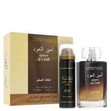 Lattafa Unisex Ameer Al Oudh Eau de Parfum & Body Spray Set