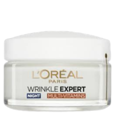L'Oréal Paris Wrinkle Expert 65+ Opstrammende Anti-Rynke Natcreme med Multivitaminer - 50 ml