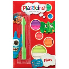 Plasticine Fluro Modelleringsvax Set