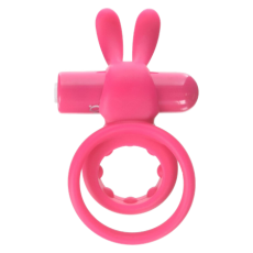 Screaming O Charged Ohare Rechargeable Wearable Rabbit Vibrator Double Ring - Pink