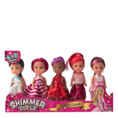 Shimmer Girlz Sparkle Squad Doll Assorted