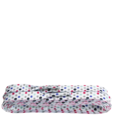 Shoestring Laces - White with Polka Dots