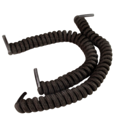 Shoestring Spiral Laces - Brown