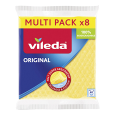 Vileda Original Multi Pack Cloths - 8 pcs