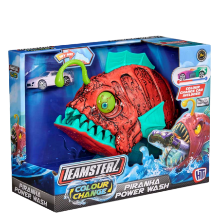 Teamsterz Colour Change Piranha Power Car Wash Playset